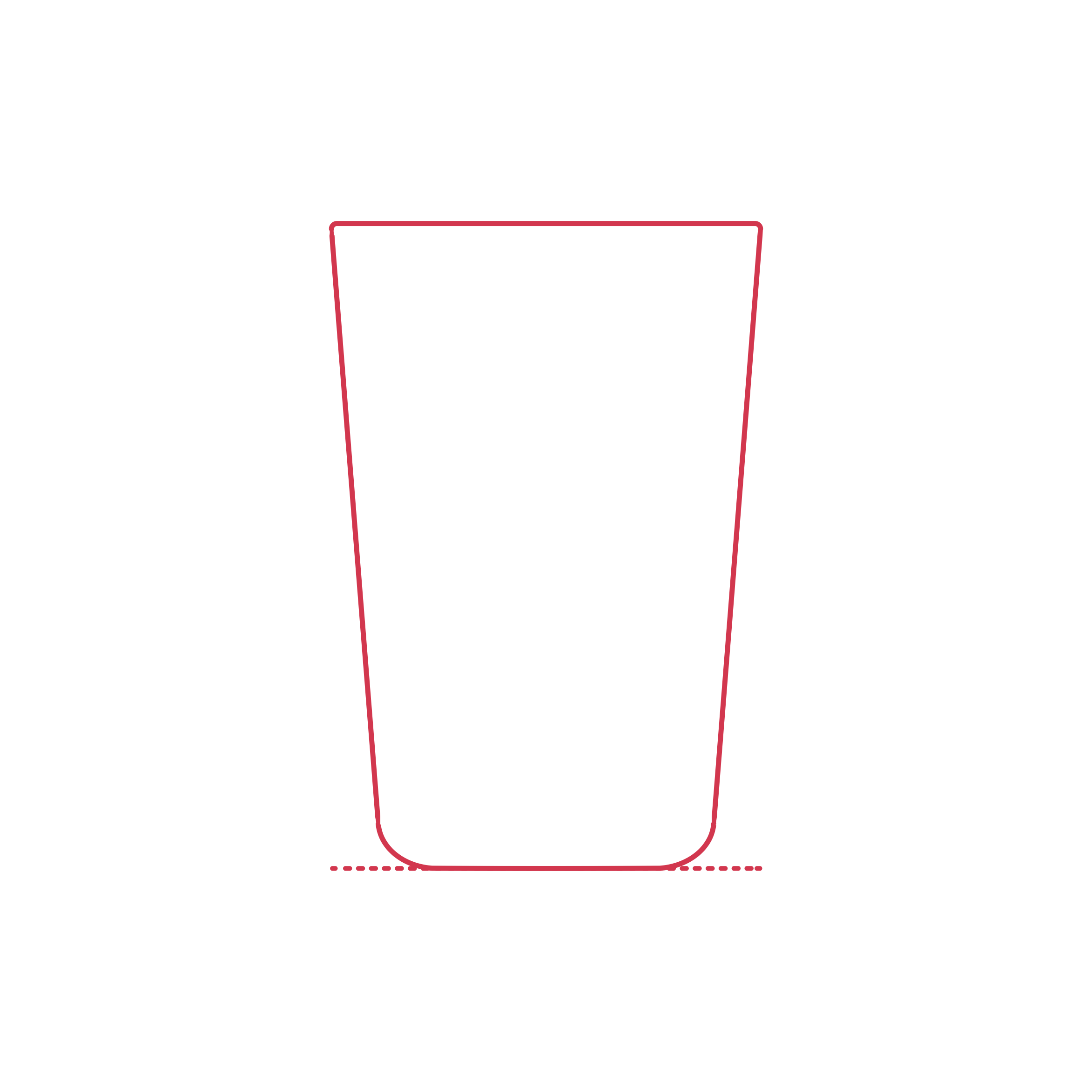 Objects Drinking Glasses Ikea 365 Glass 10 Oz Outline Svg Vector Free Vectors